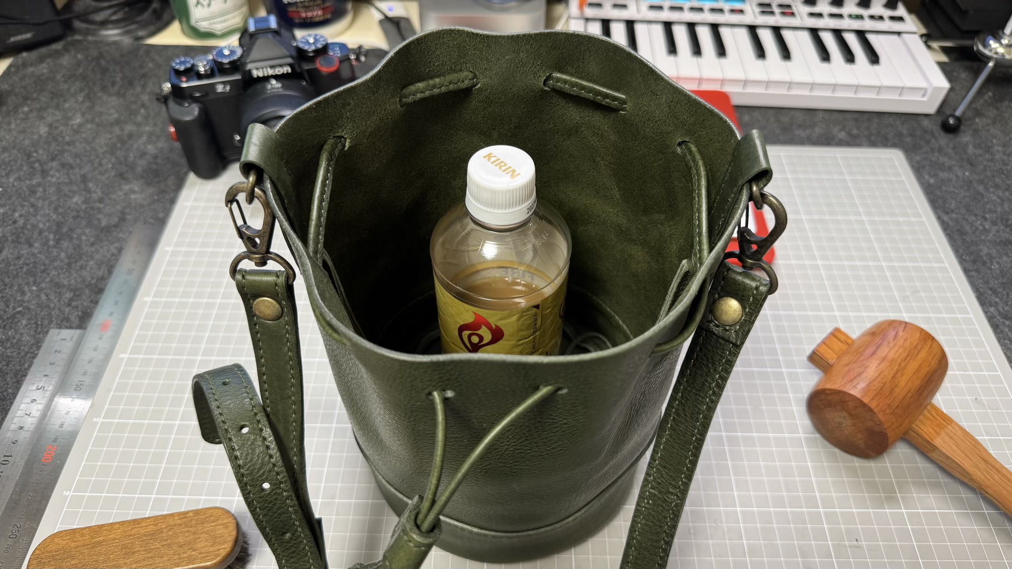 600mlペットボトルとのサイズ比較