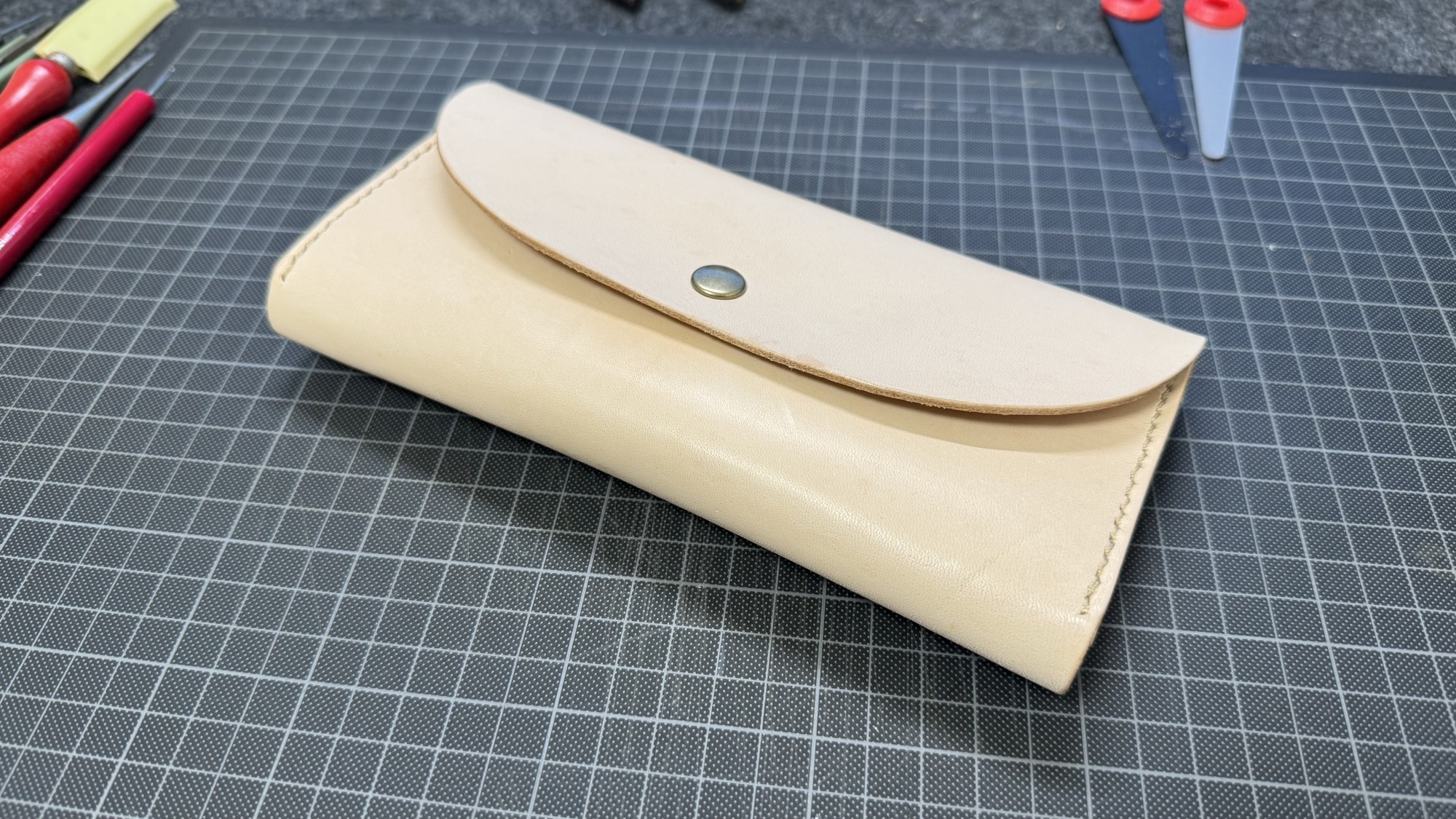 革しごと日記 09｜長財布が完成した