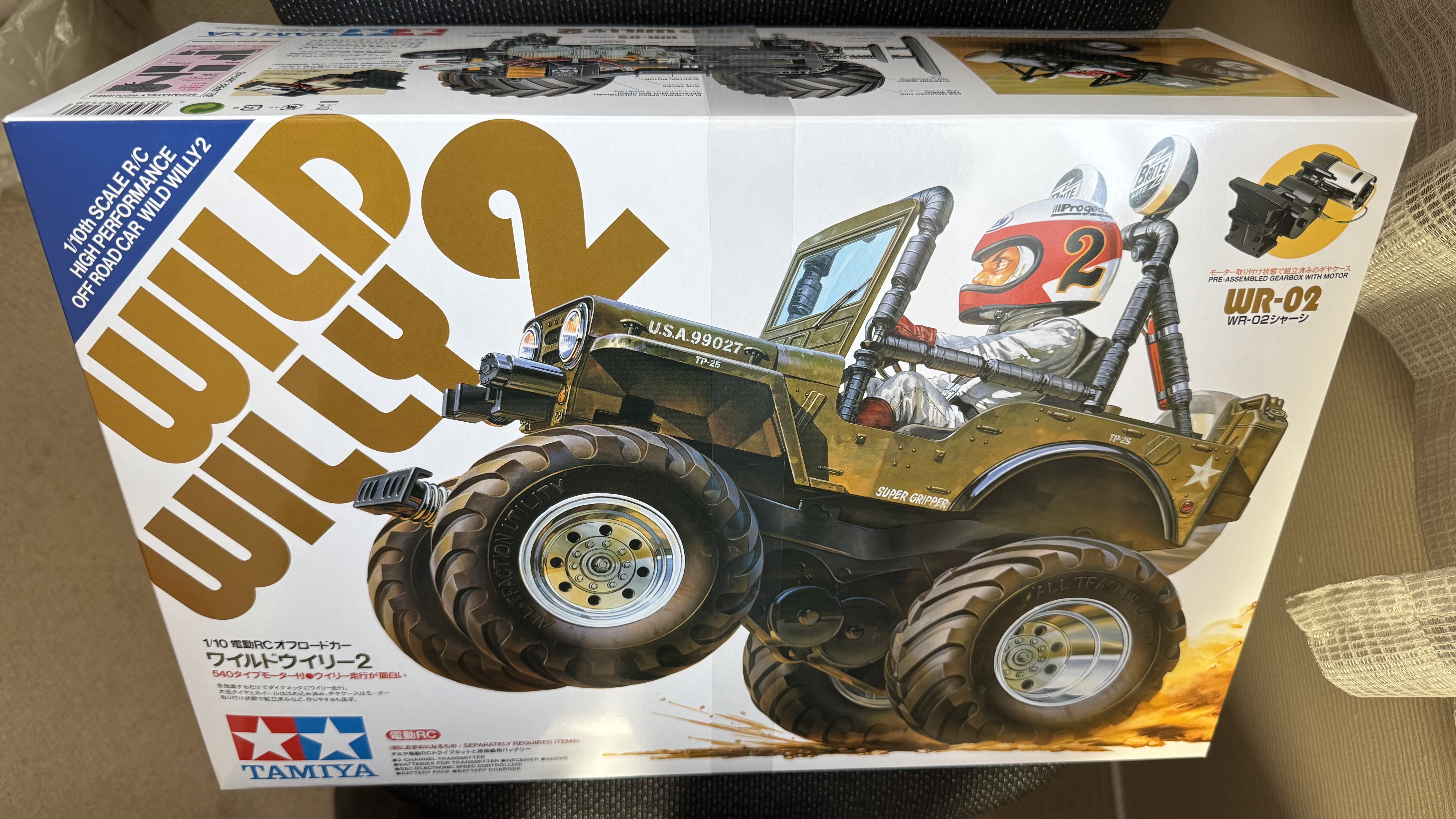 【ワイルドウィリー】RC製作記 #01：RCが届いた。まだ足りないけど、始まりの予感。